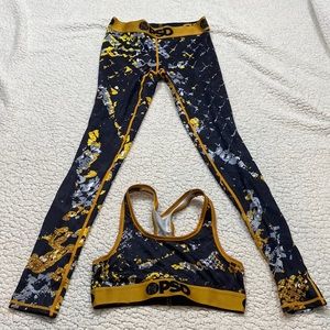 Nwot Leggings and sports bra set